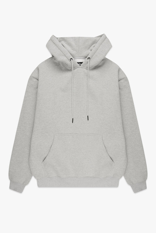 Brushed Hoodie - Grey-0